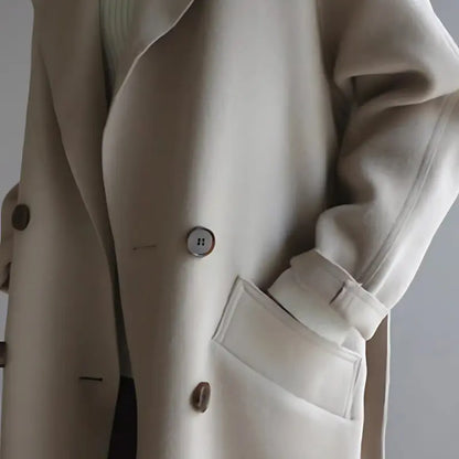 Lyra™ | Wool Trench Coat | 70% OFF + Free Gift