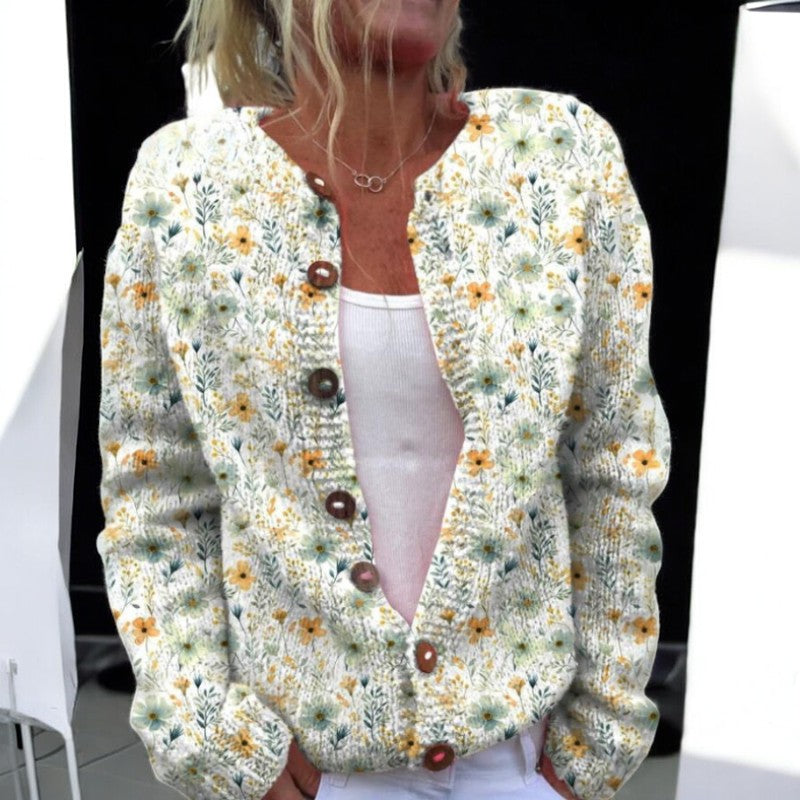 Talia™ | Floral Print Cardigan