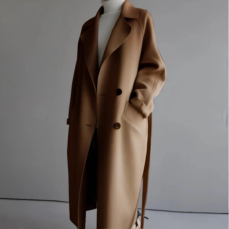 Lyra™ | Wool Trench Coat | 70% OFF + Free Gift