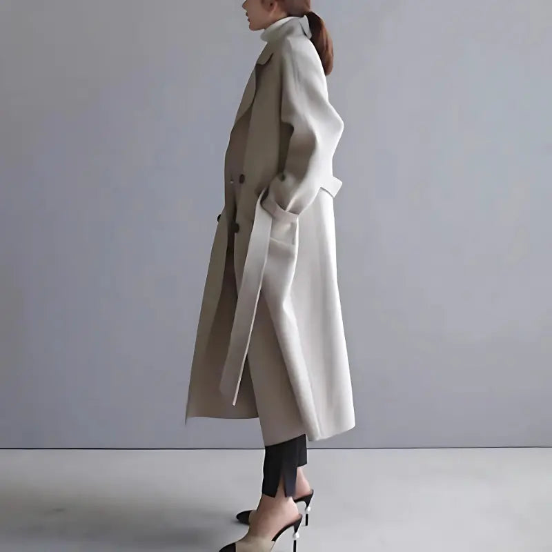 Lyra™ | Wool Trench Coat | 70% OFF + Free Gift