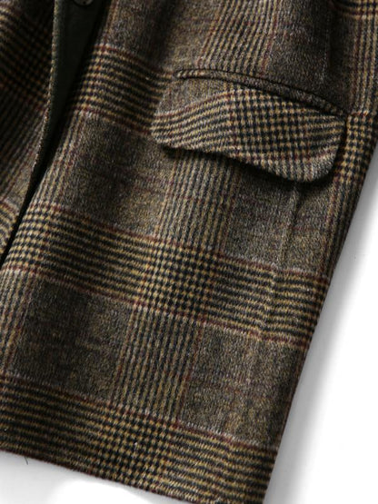 Charlotte™ | Classic Checked Wool Coat