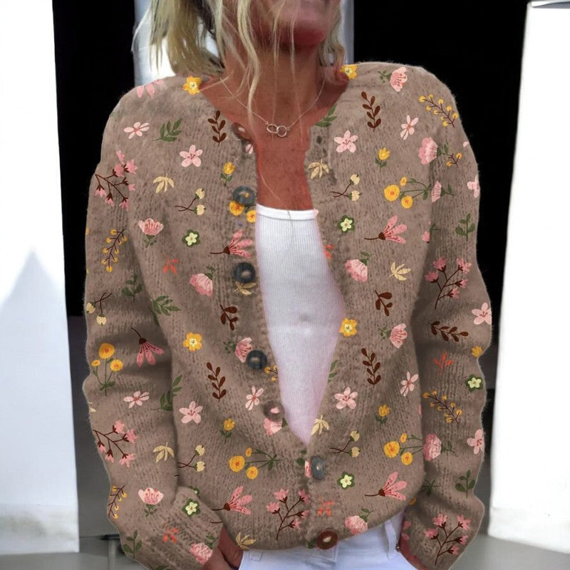 Talia™ | Floral Print Cardigan