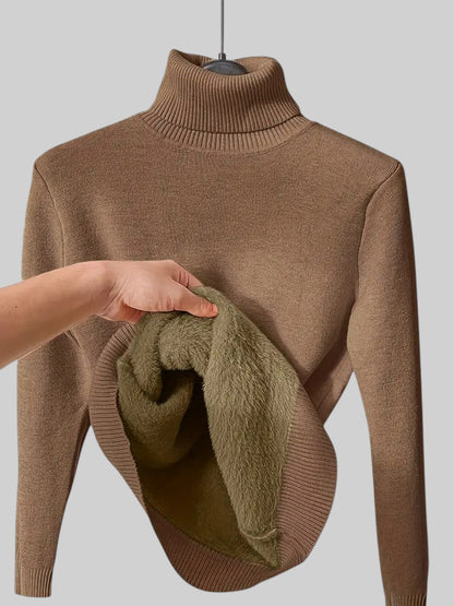 Vera™ | Solid Turtleneck Sweater