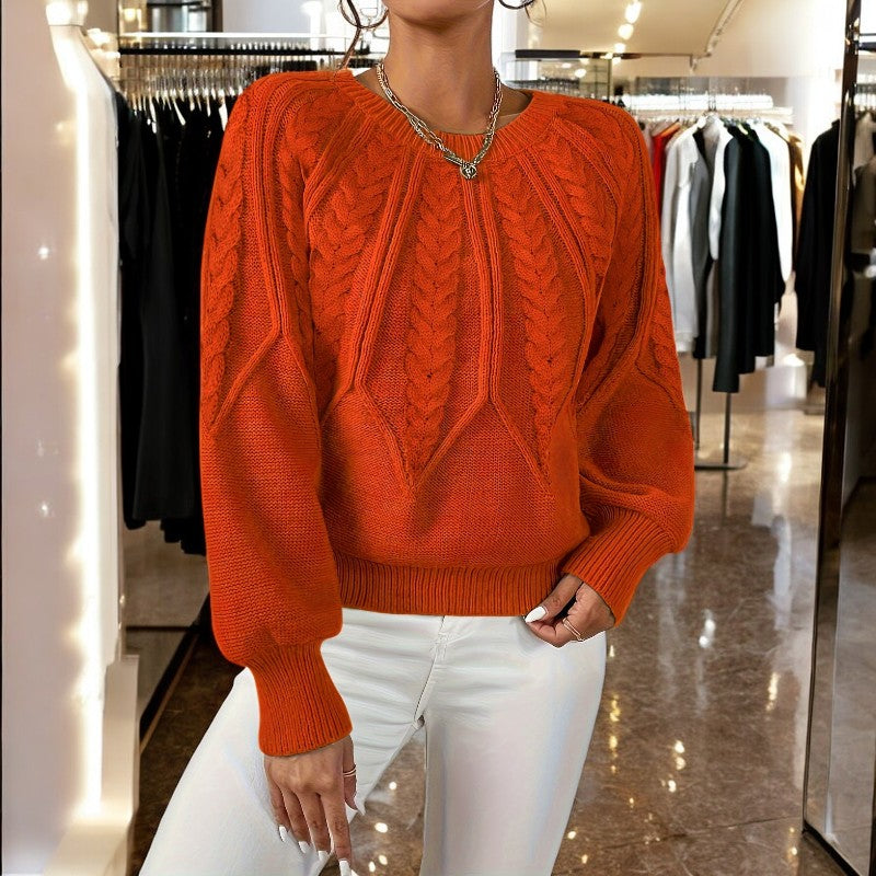 Anna™ | Elegant Round-Neck Knit Sweater