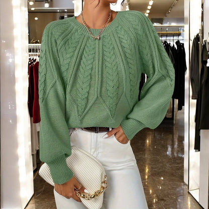 Anna™ | Elegant Round-Neck Knit Sweater