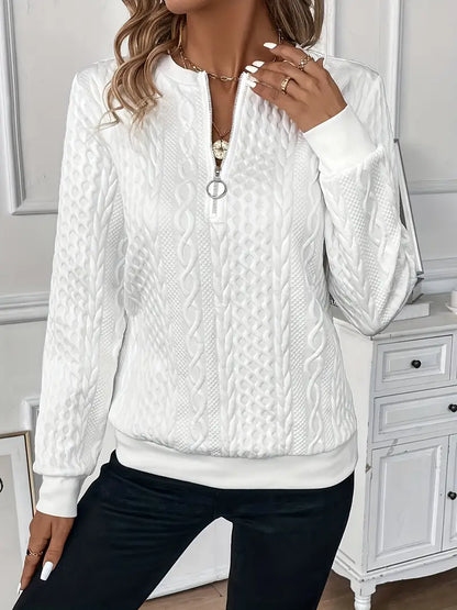 Grace™ | Classic Knit Zipper Cardigan