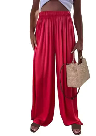 Annabel - Wide-Leg Pants with Elastic Waist