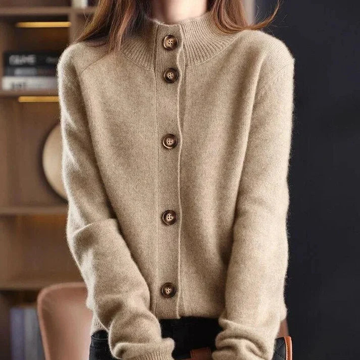 Laure™ | Classic Cashmere Cardigan