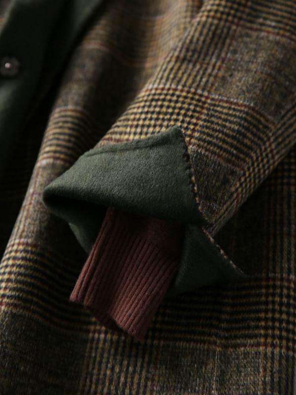 Charlotte™ | Classic Checked Wool Coat