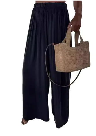 Annabel - Wide-Leg Pants with Elastic Waist